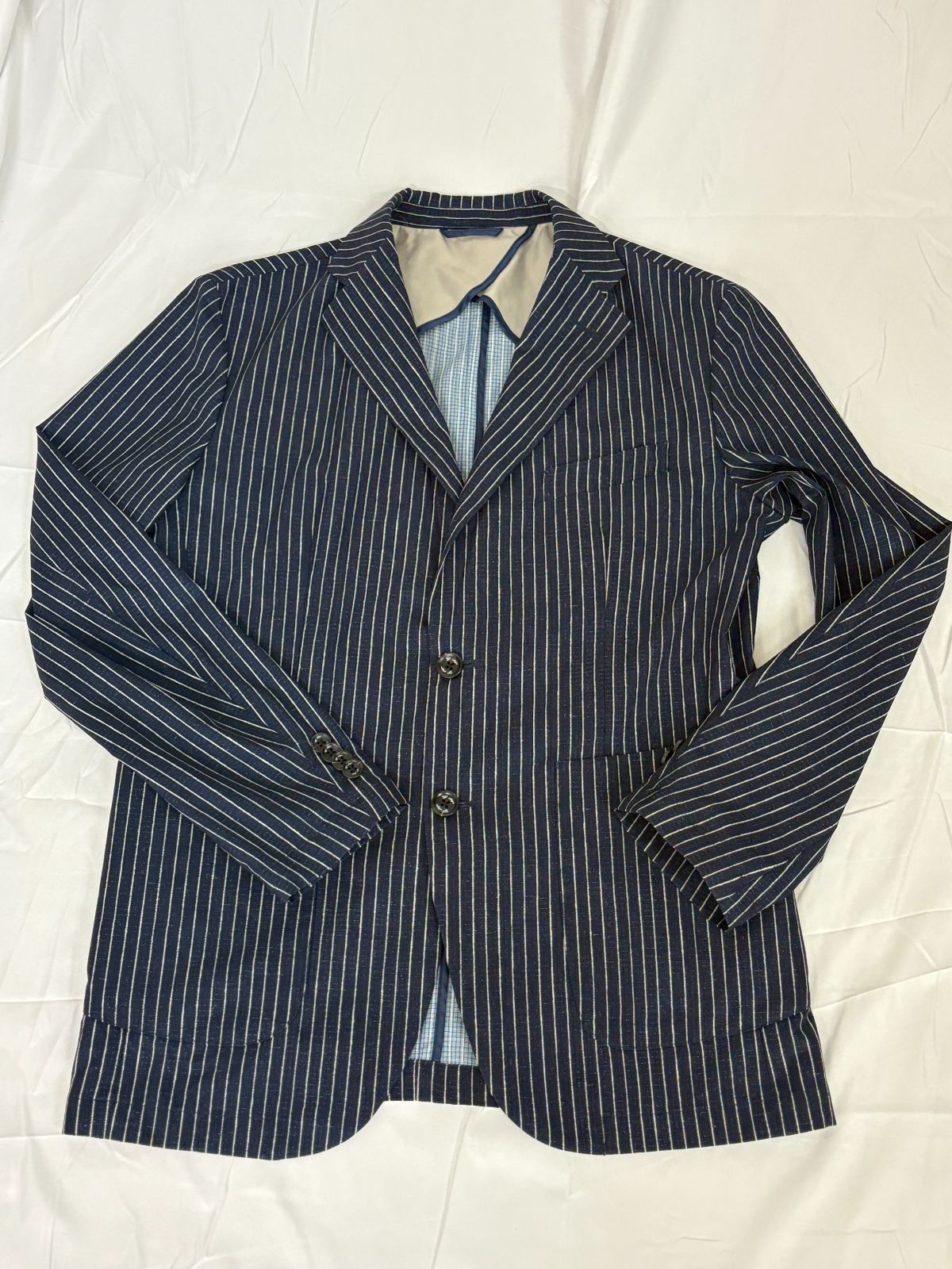 g-stage ジーステージ カジュアルスーツ ネイビー ストライプ