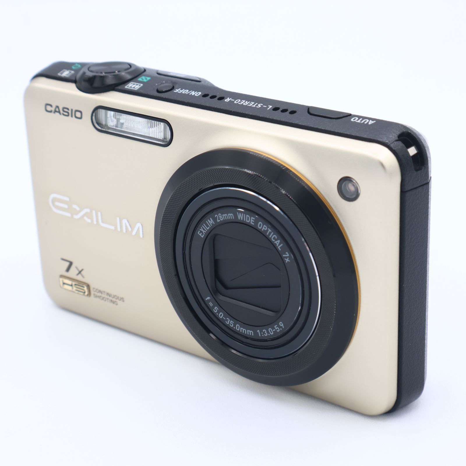 CASIO カシオ デジタルカメラ EXILIM EXZR15GD 1610万画素 光学ズーム7倍 EX-ZR15GD ゴールド 251028_12012644A