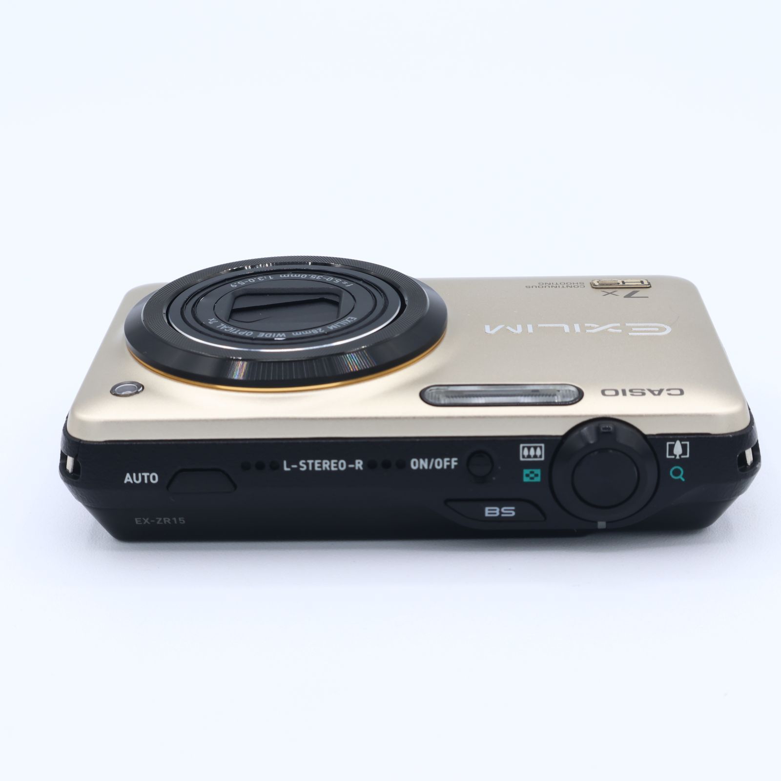光学ズーム7倍 EX-ZR15GD