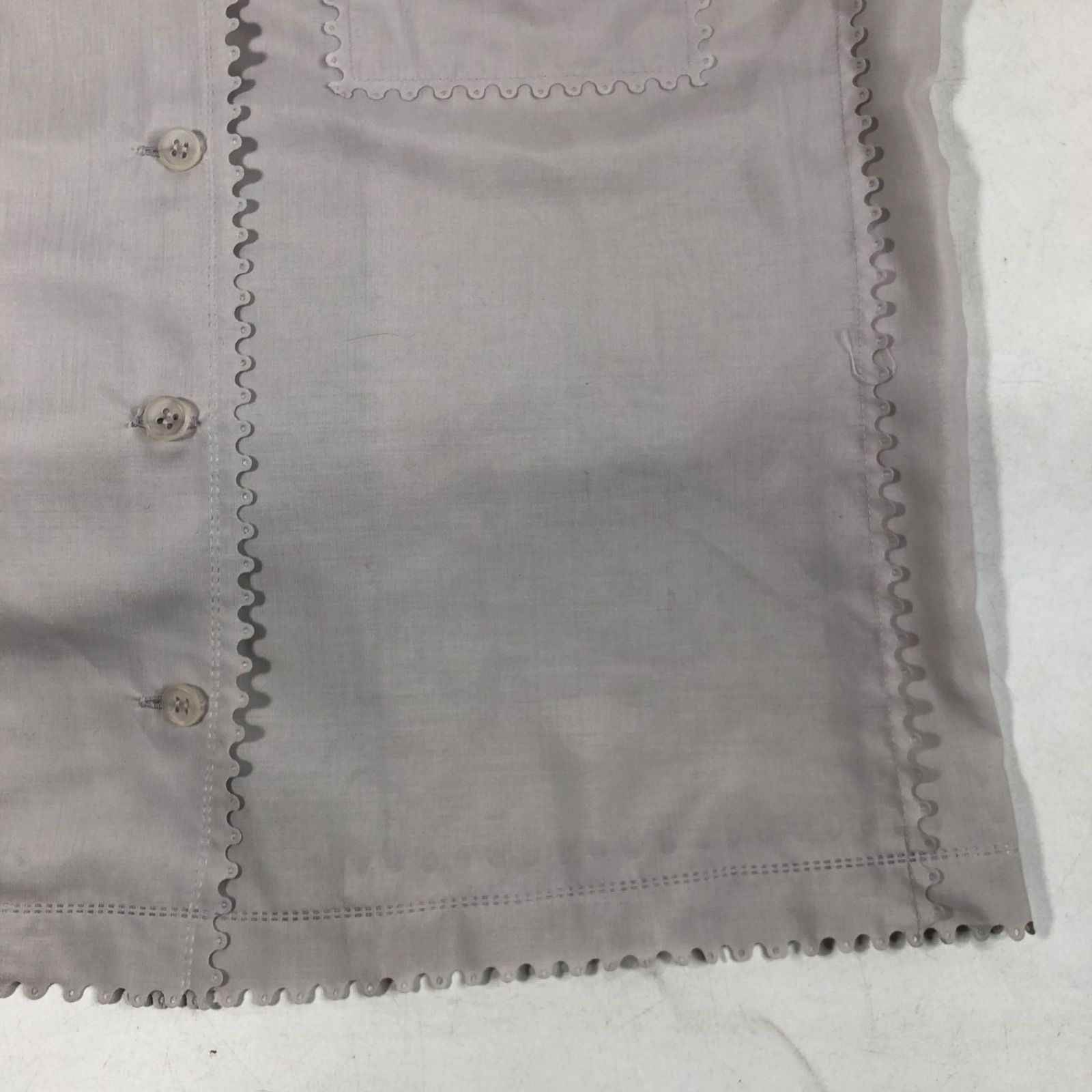 A1113-14-5 ISSEY MIYAKE イッセイミヤケ レディースブラウス 半袖