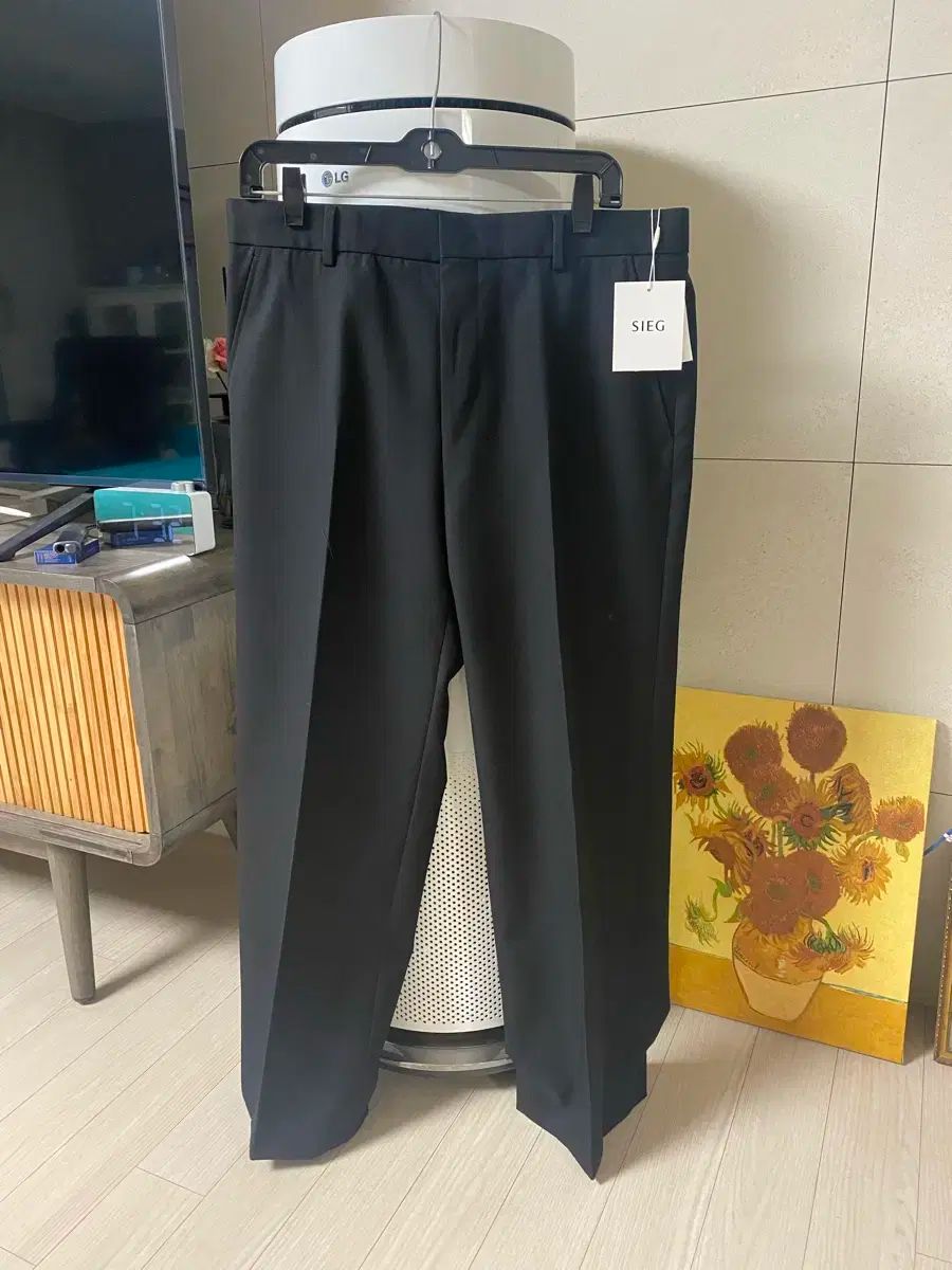 SIEG ジーク セミーワイド スラックス ブラック 32