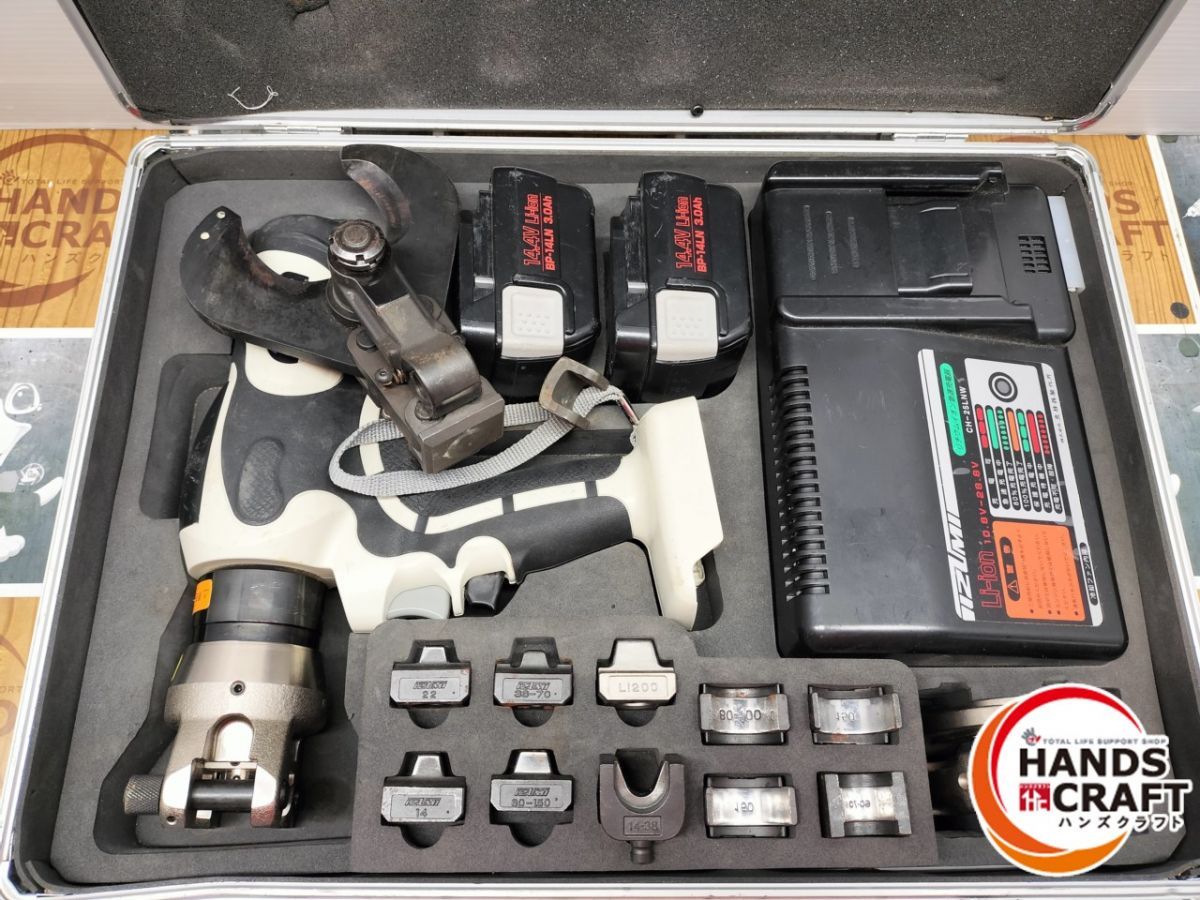  品 泉 REC Li 200 M 充電油圧式 工具 14 4 V ケーブルカッターアタッチメント付 その他 特殊工具