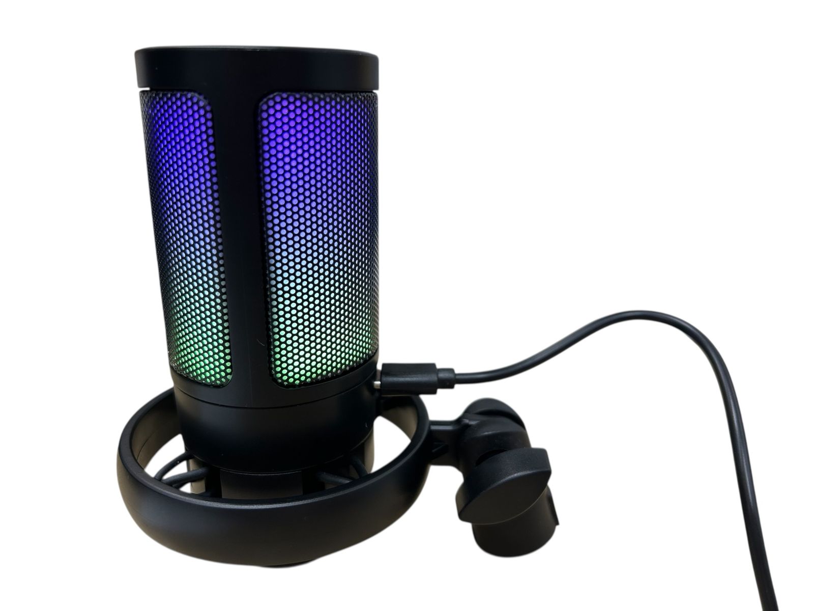 TKGOU TKGOU USB コンデンサーマイク ゲーミングマイク ME63S ブラック 家電/027