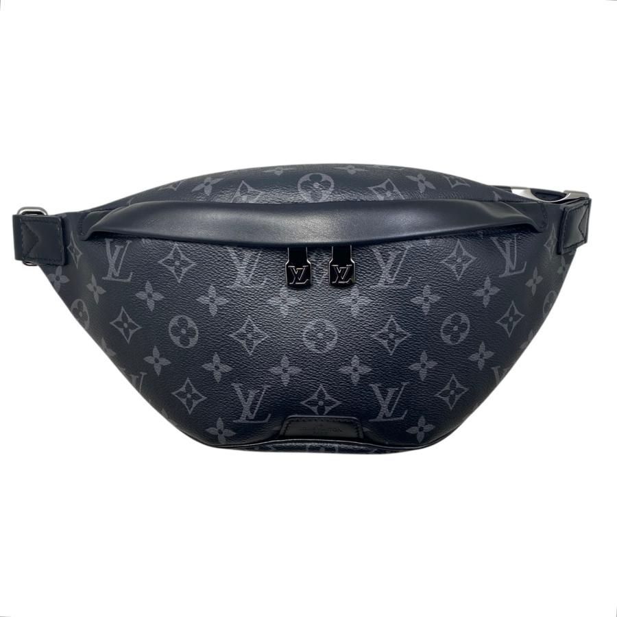 E4768 ルイヴィトン ボディバッグ ディスカバリー バムバッグPM M46035 モノグラム エクリプス ブラック グレー LOUIS VUITTON