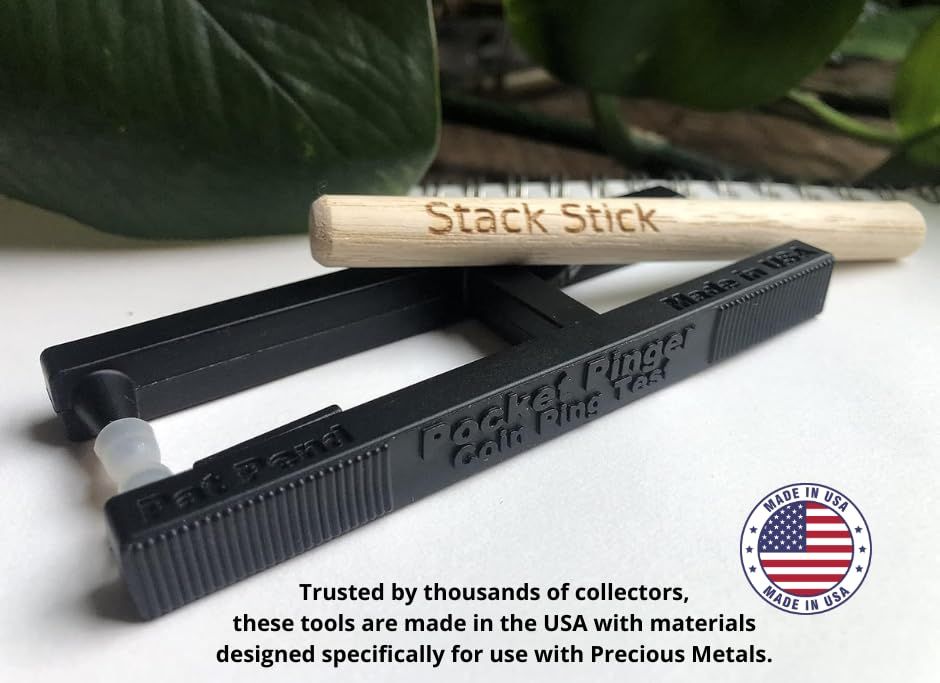 ポケットピンガー スタックスティック コインピンテスト 黒 StackerToolsアプリ