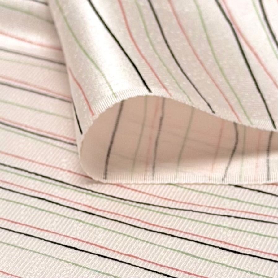  帯揚げ 和小物さくら 三色よろけ縞 友禅 0021 帯揚げ 帯留め 帯飾り