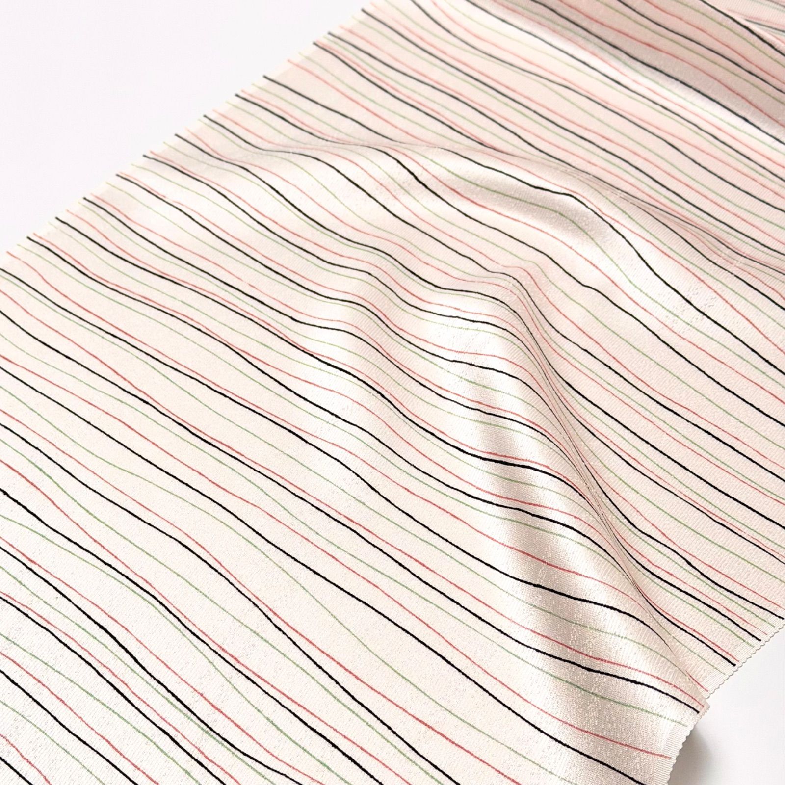 帯揚げ 和小物さくら 三色よろけ縞 友禅 0021