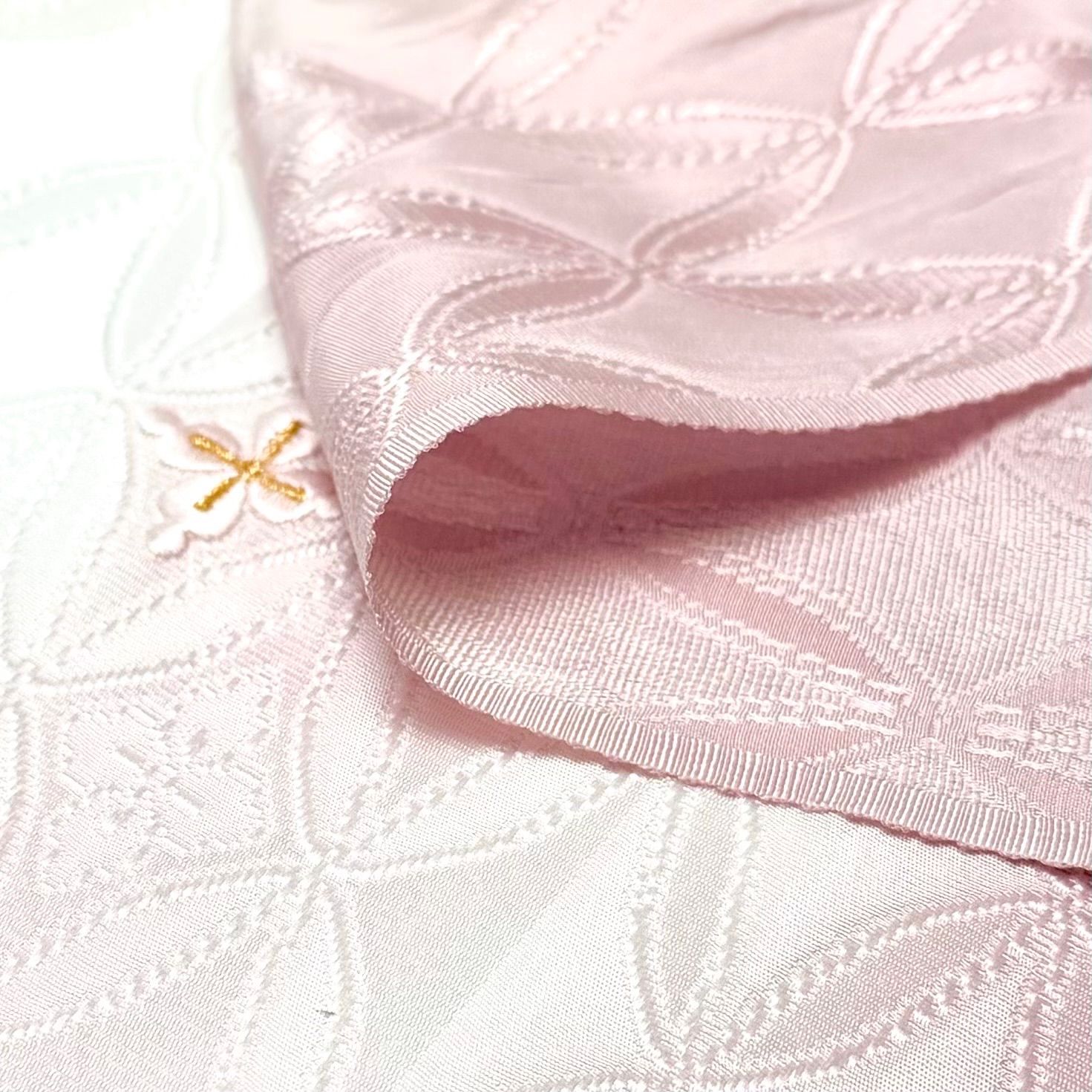 変わり七宝地紋 縦ぼかし刺繍