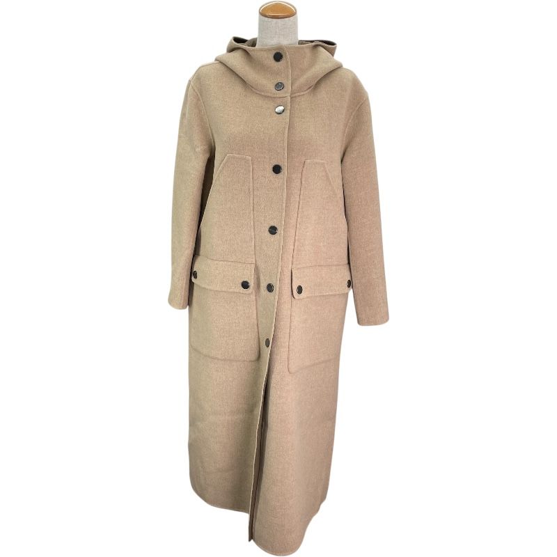 マックスマーラ Max Mara リバーシブルコート 2510 ベージュ ブラウン ウール レディース その他アウター