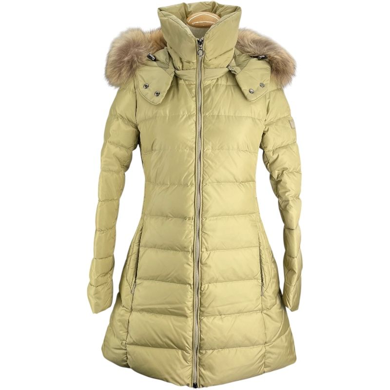 タトラス TATRAS SARMA ファー付ダウンコート イエロー ナイロン レディース ダウンジャケット