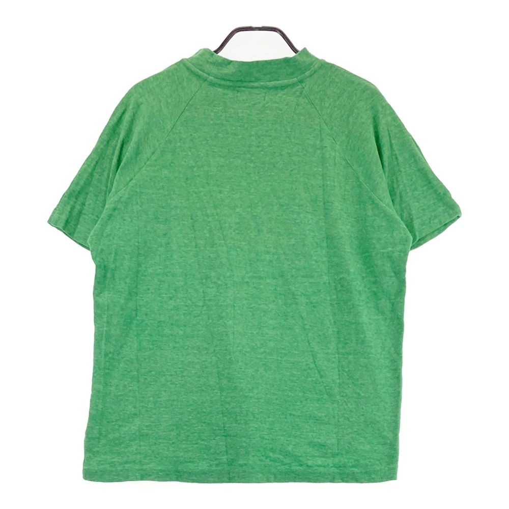 サイズ L 8 G SHOOT エイジシュート モデル モックネック 半袖Tシャツ パイル地 グリーン系 ゴルフウェア メンズ ストスト