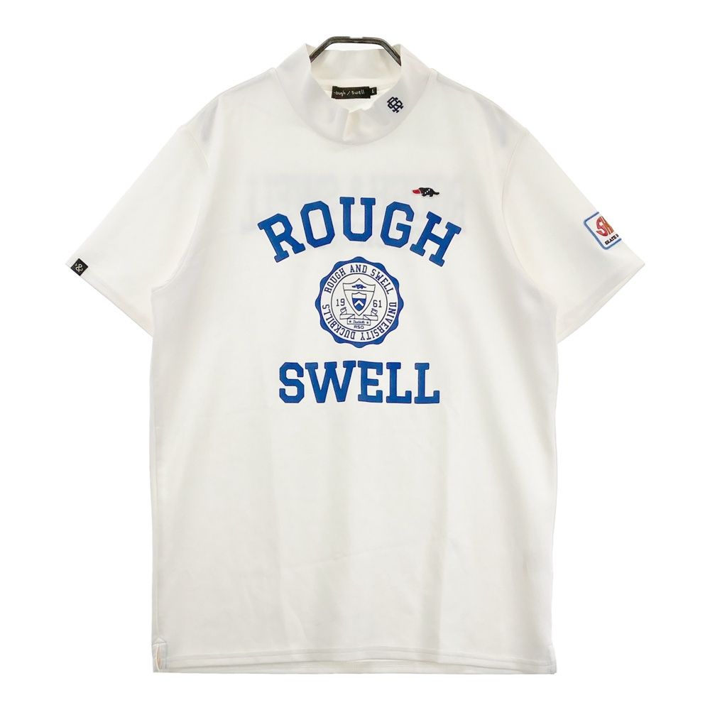 ROUGH AND SWELL ホワイトシャツ セール ラフアンドスウェル rough&swell モックネックシャツ 白 長袖