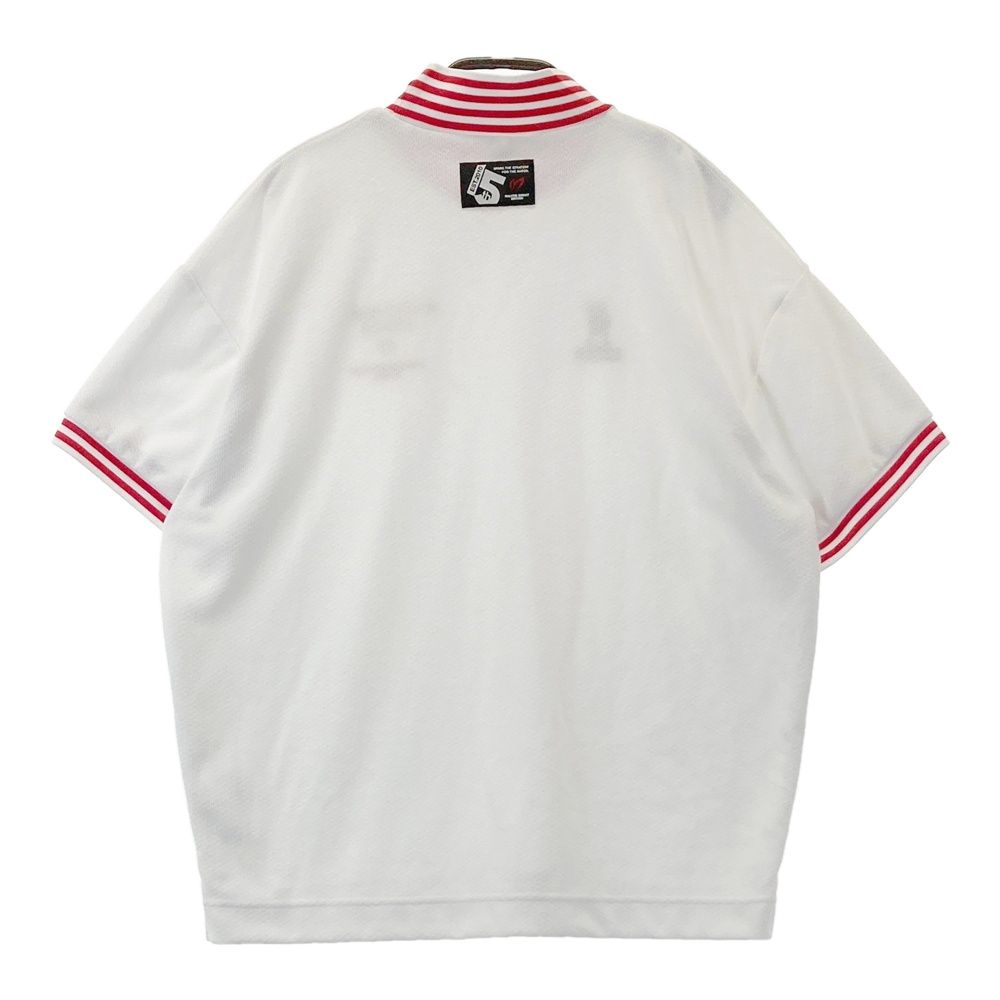 サイズ 0 MASTER BUNNY EDITION マスターバニーエディション 15周年 モデル ハイネック 半袖Tシャツ ホワイト系 ゴルフウェア レディース ストスト