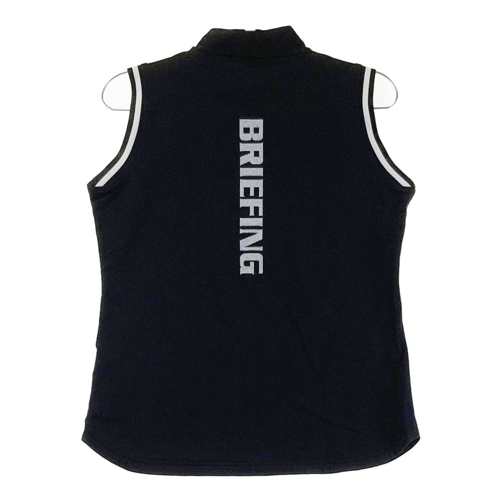 BRIEFING・ブラック　ハイネックノースリーブシャツ サイズ：M BRIEFING GOLF ブリーフィング 2023年モデル ハイネック