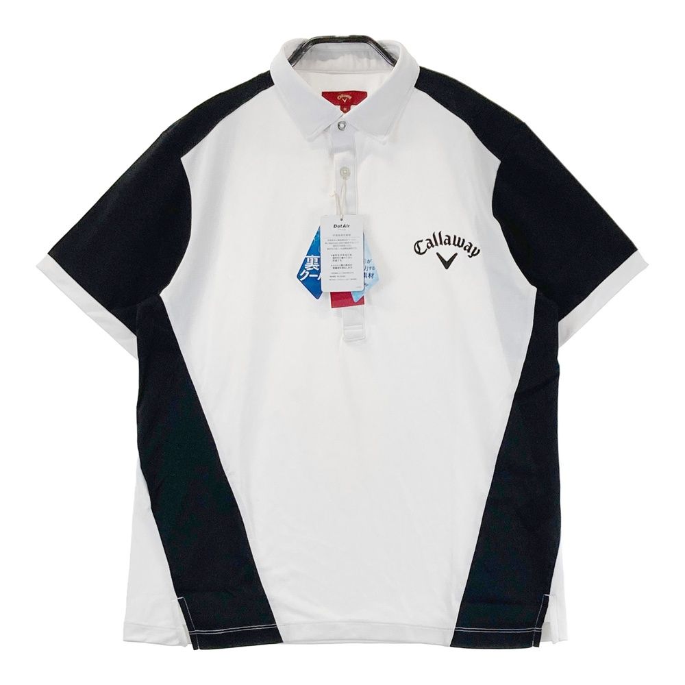 サイズ M CALLAWAY キャロウェイ レッドレーベル 半袖ポロシャツ ホワイト系 240101559469 ゴルフウェア メンズ ストスト