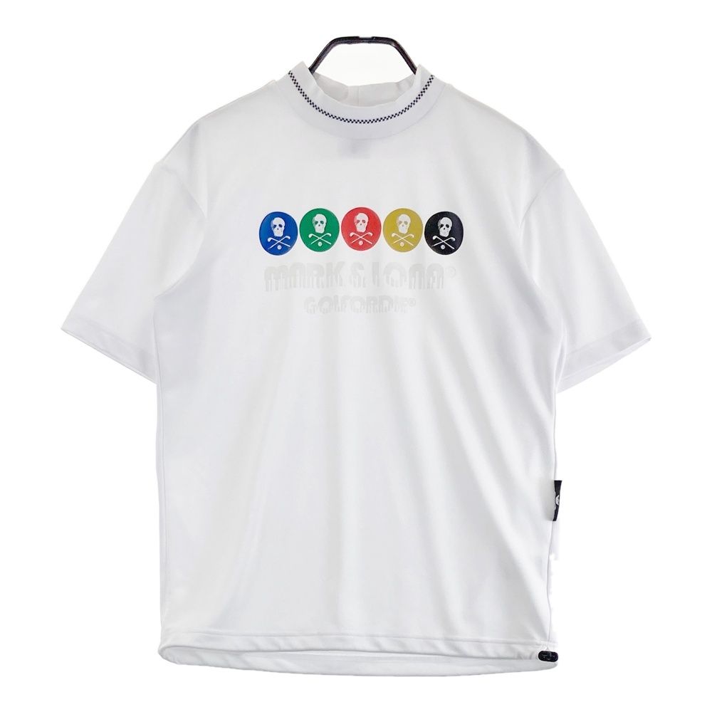 サイズ 46 MARK-LONA マークアンドロナ モデル ハイネック 半袖Tシャツ ホワイト系 240101559646 ゴルフウェア メンズ ストスト