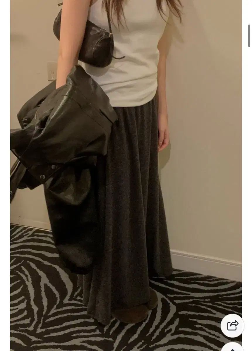 ミエル miel アンゴラ ウール スカート