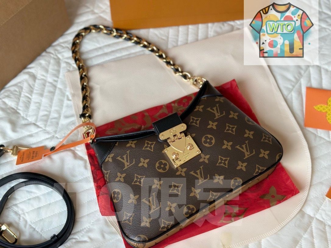 今日 LV TWINNY エメラルドホーンバッグ