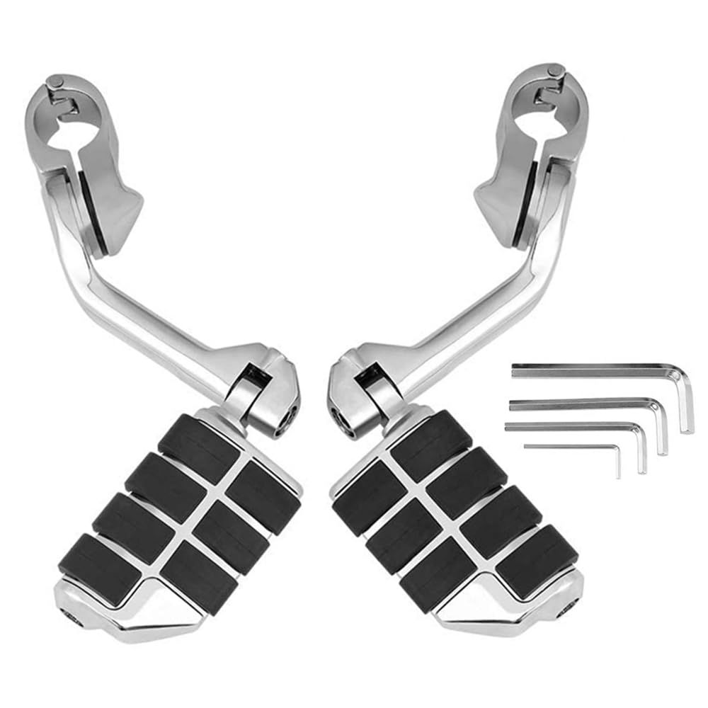 ハイウェイ フットペグ フットペダル フットレスト ロングタイプ ツーリング ロードキング 32 mm バイク 汎用