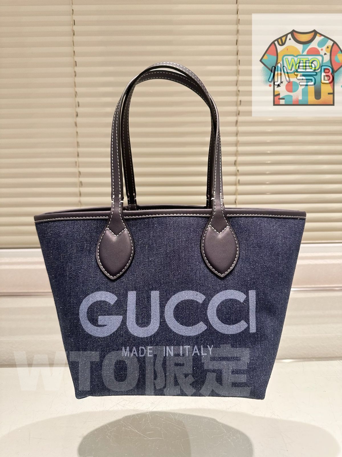 今日 Gucci Totissima Denim Tote グッチ トッティッシマ デニム トートバッグ