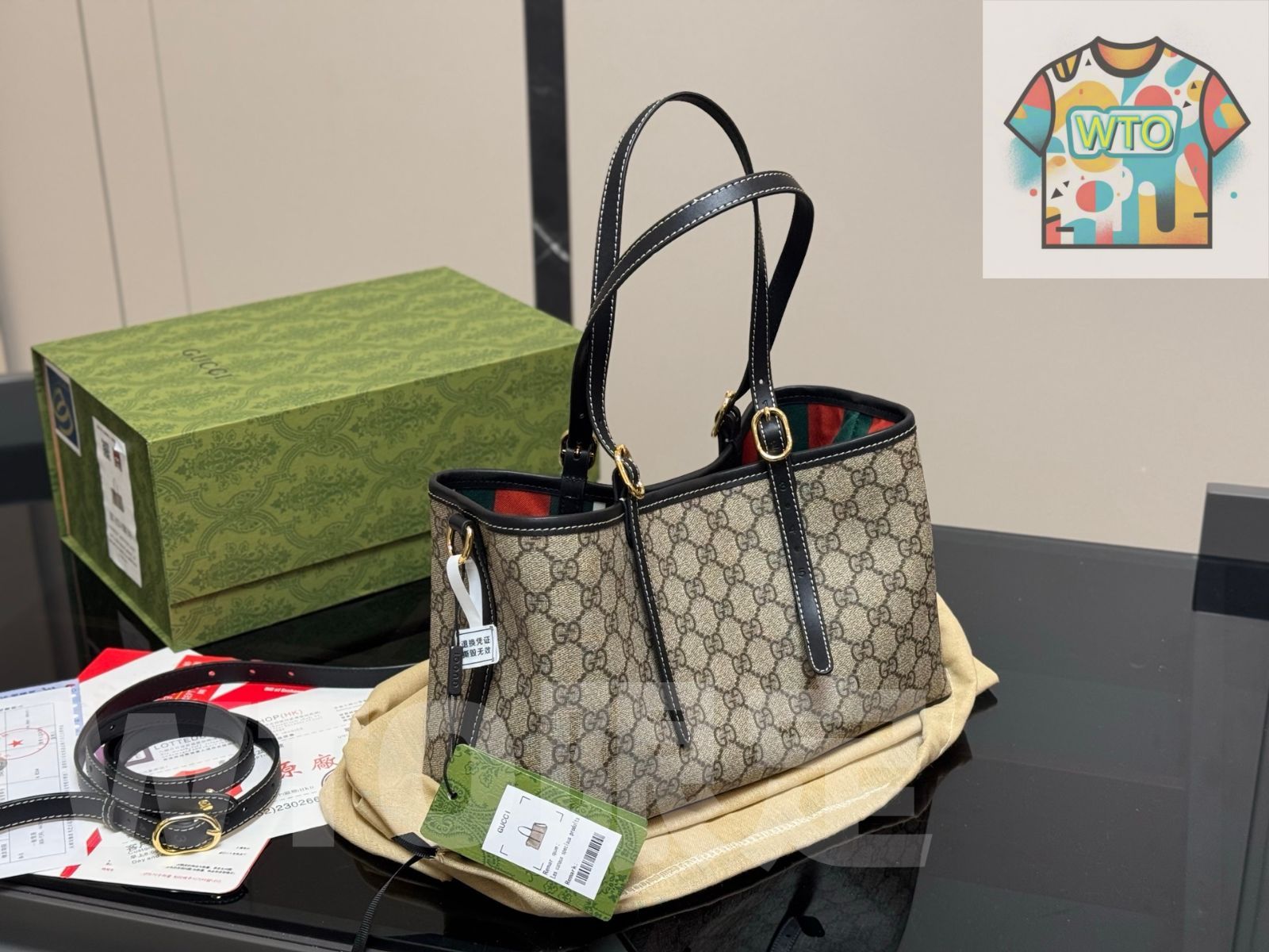 【最短翌日配送】 今日 Gucci GG Tote Bag グッチ GG トートバッグ 【 全国無料で届け】