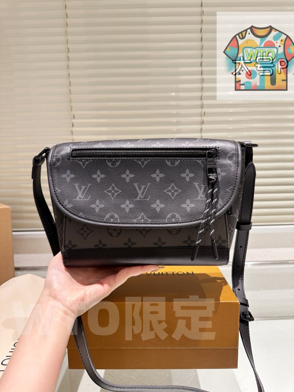  今日 Louis Vuitton District PM メンズ シングルショルダーバッグ ハンドバッグ バッグ