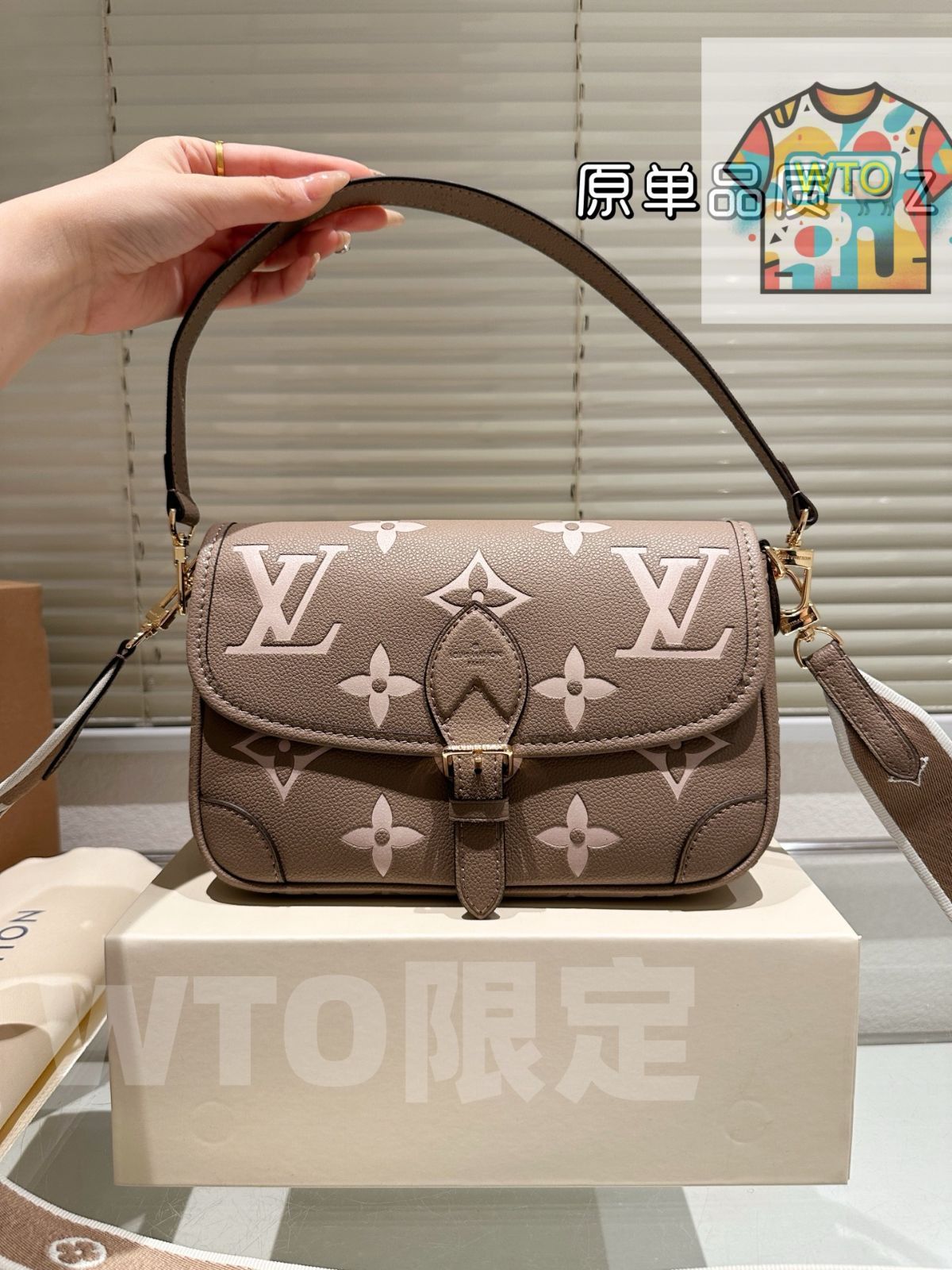 今日 Louis Vuitton Diane ルイヴィトン ダイアン アームピッチ バゲットバッグ