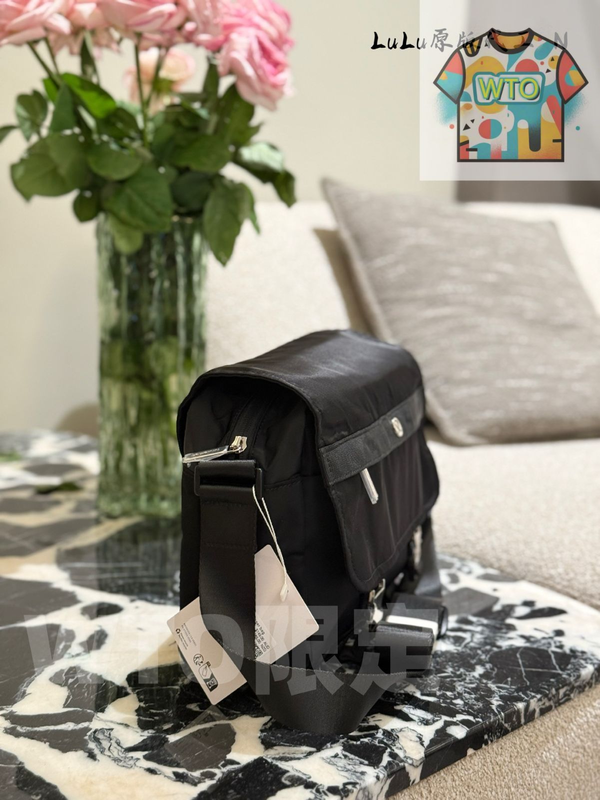 今日 Lulu Black Postman Bag ~韓劇男主人公が追いかけるような魅力~