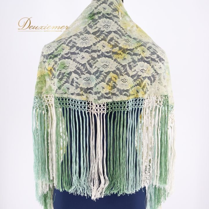 フラメンコ 衣装 シージョ ピキージョ 小物 グリーン系 黄緑 緑