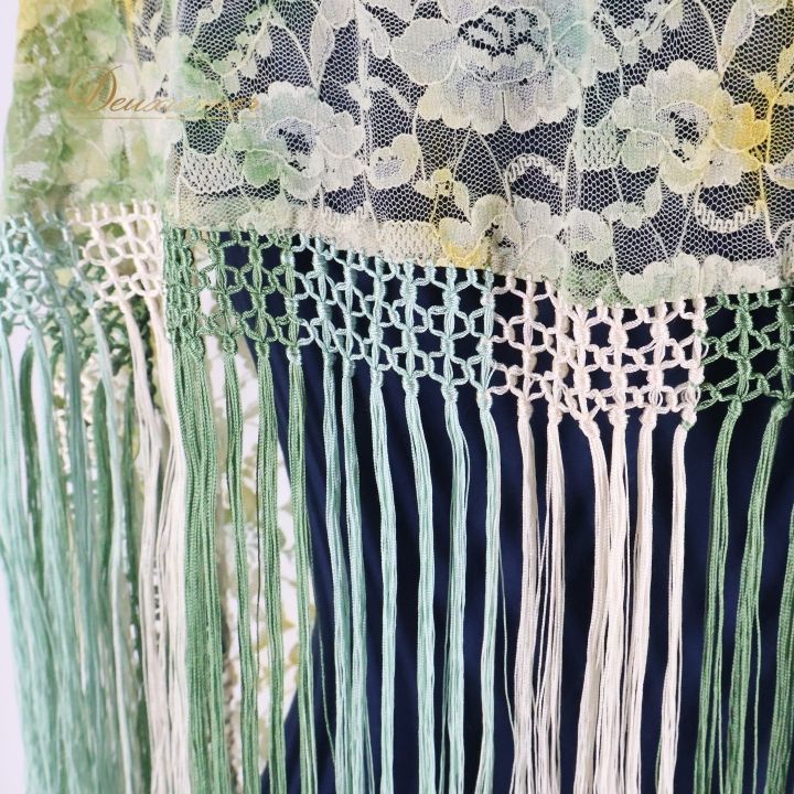 フラメンコ 衣装 シージョ ピキージョ 小物 グリーン系 黄緑 緑