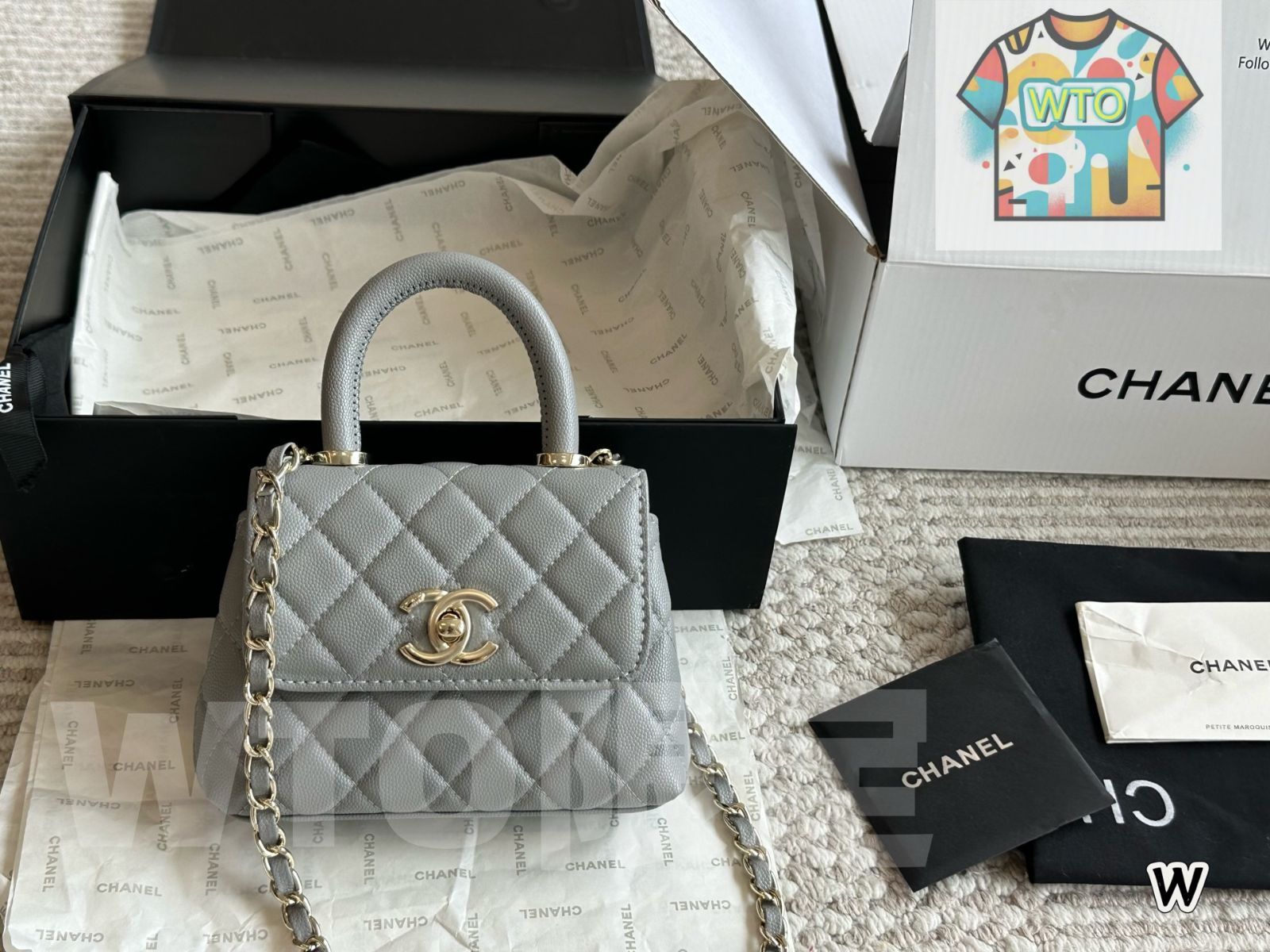 今日 Chanel 23P Coco Handle Handbag シャネル 23P ココハンドル ハンドバッグ