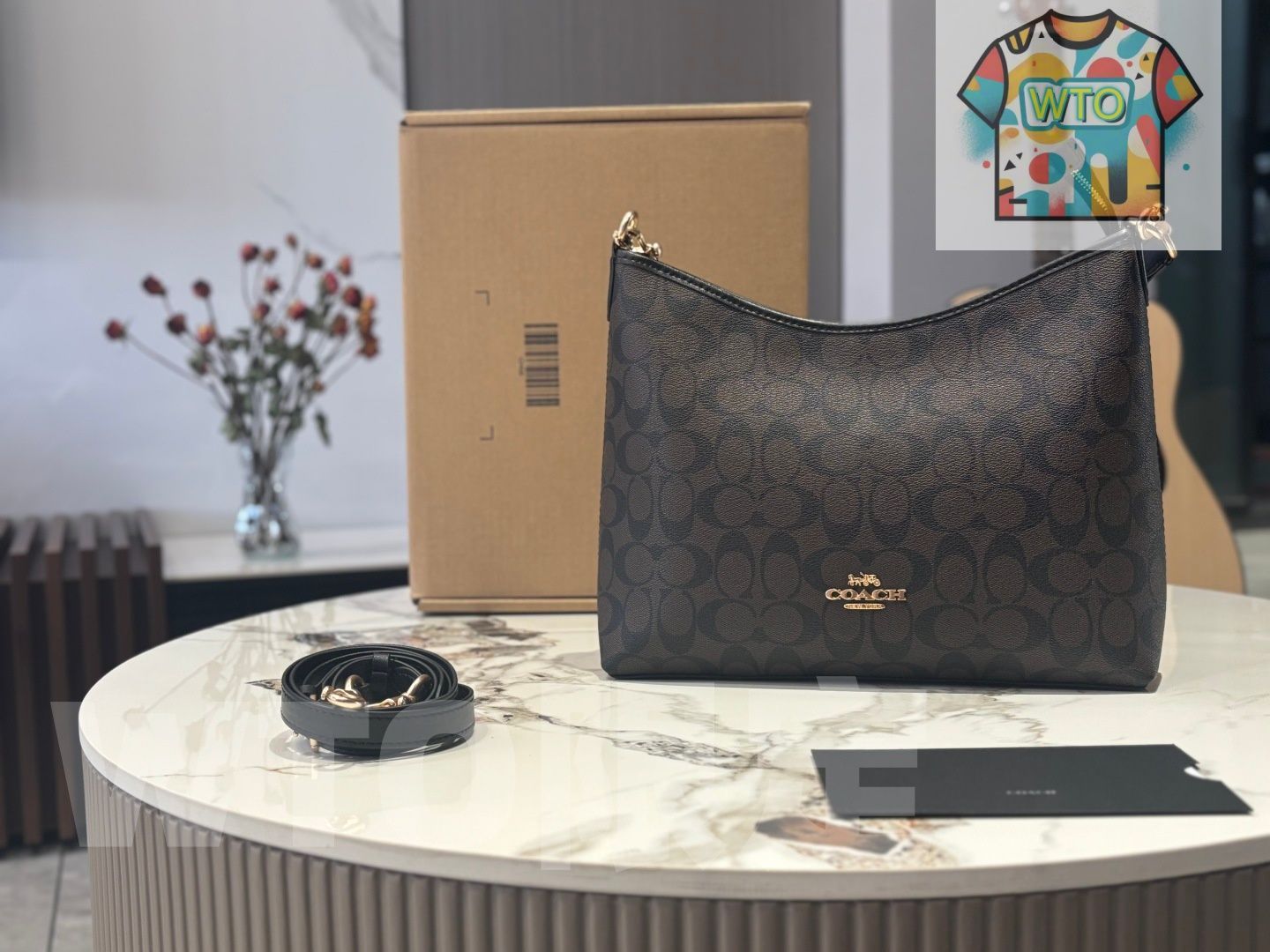 今日 Coach Laurel Hobo Bag - コーチ ローレル ホボ バッグ-WTO輸入