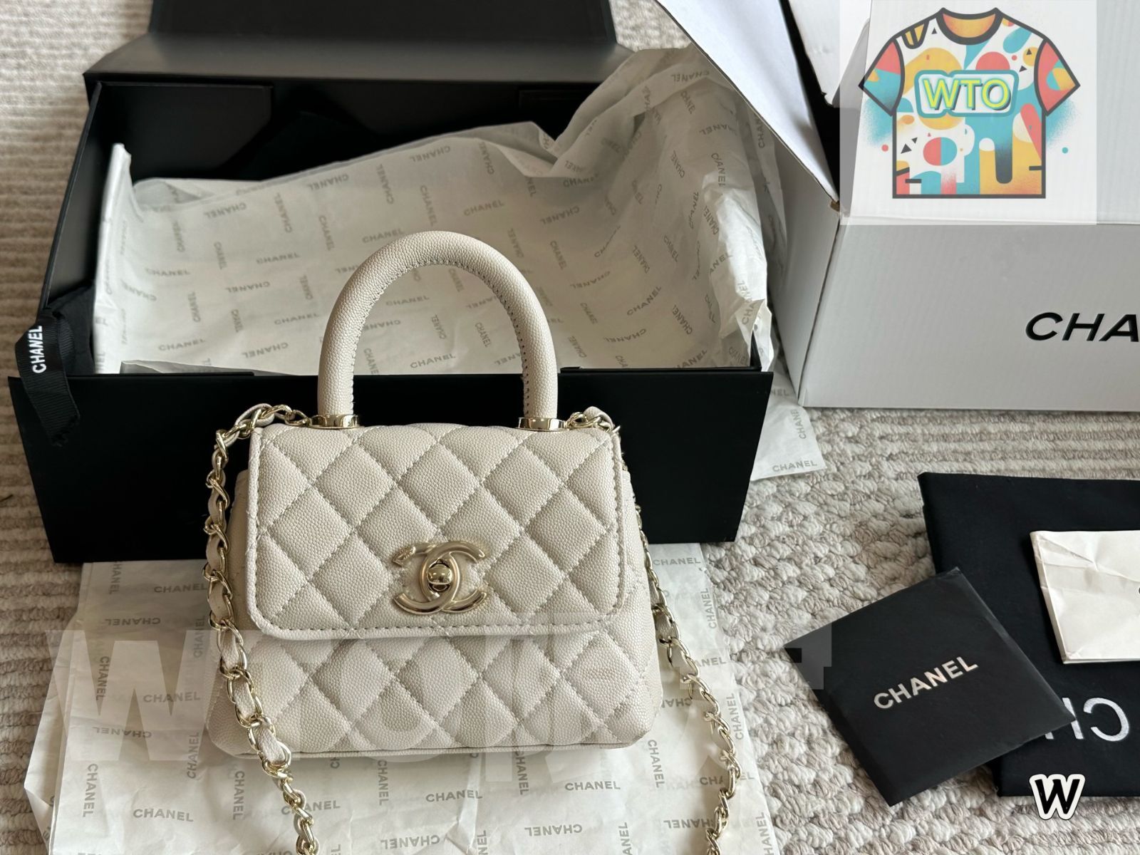 今日 Chanel 23P Coco Handle Handbag シャネル 23P ココハンドル ハンドバッグ
