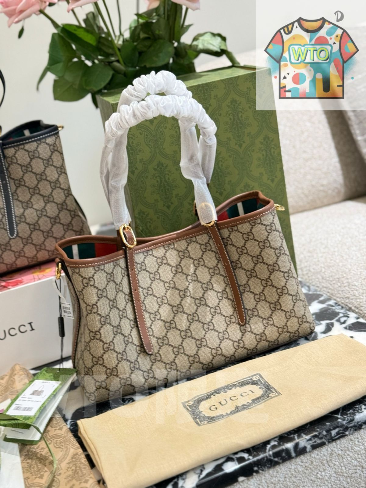 今日 Gucci Ophidia GG Tote Bag グッチ オフィディア GG トート バッグ