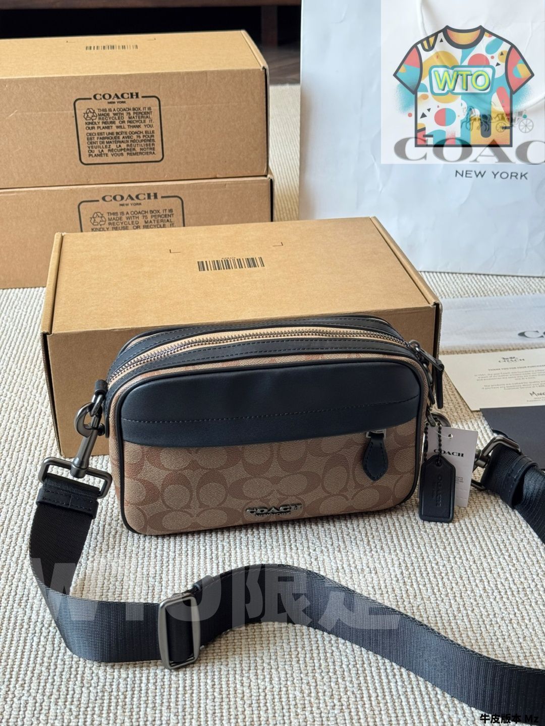  今日 Coach Track Men s Camera Bag - コーチ トラック メンズ カメラバッグ-WTO輸入 ショルダーバッグ ショルダーバッグ