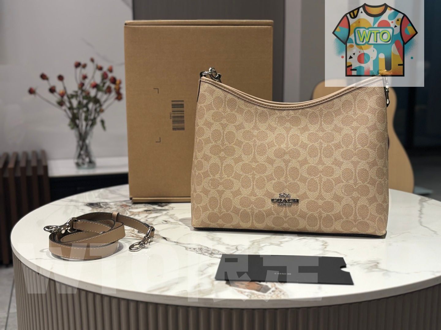 今日 COACH Laurel Hobo Bag - コーチ ローレル ホボバッグ-WTO輸入