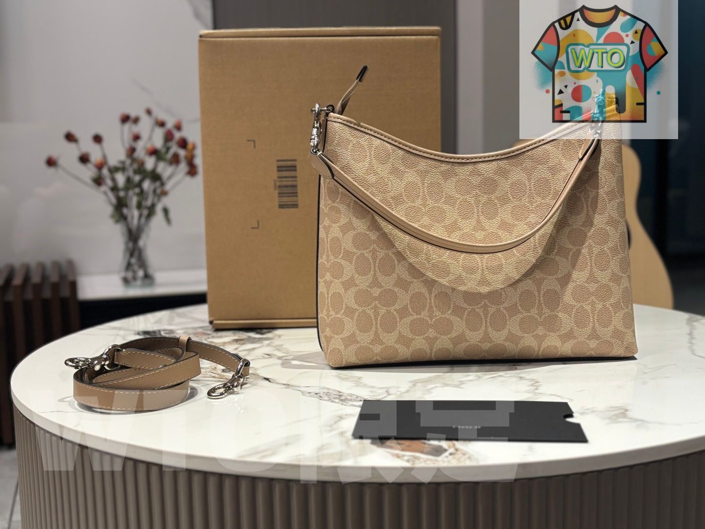 今日 COACH Laurel Hobo Bag - コーチ ローレル ホボバッグ-WTO輸入