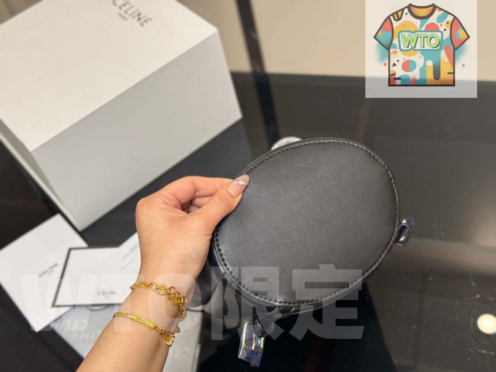 今日 Celine Mini Leather-Trimmed Backpack - セリーヌ ミニ レザートリム バックパック-WTO輸入2