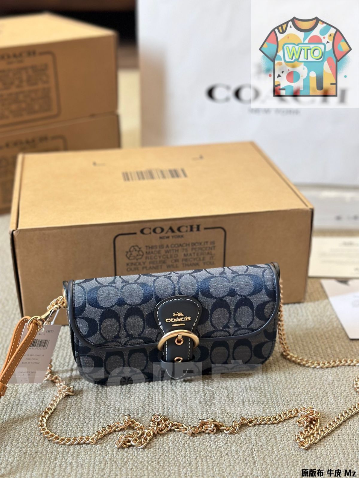 今日 Coach Kleo Handle Small Tote Messenger Bag Outlets Version - コーチ クレオ ハンドル スモール トート メッセンジャーバッグ-WTO輸入