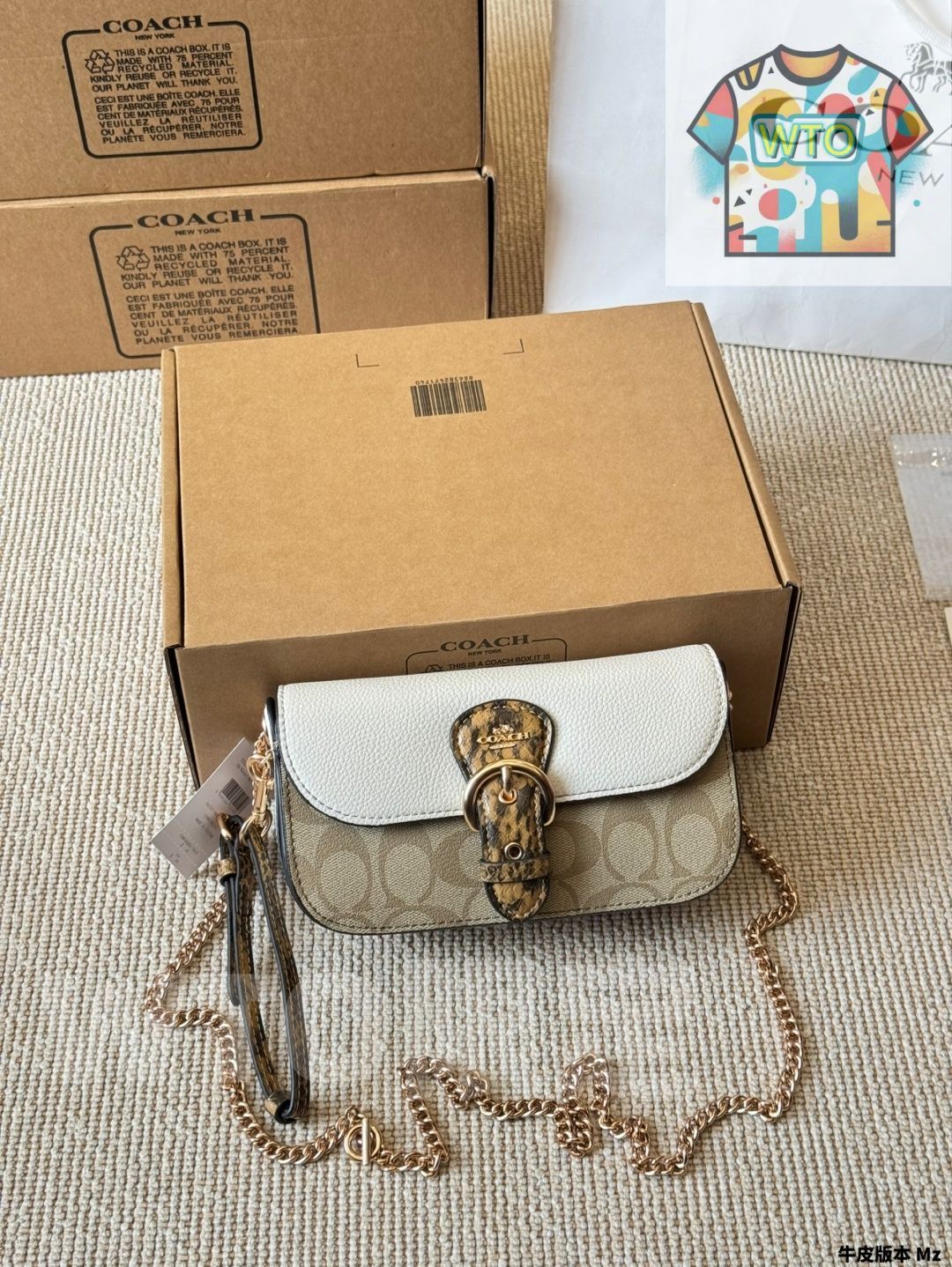 今日 Coach Kleo Chain Bag - コーチ クレオ チェーンバッグ-WTO輸入2