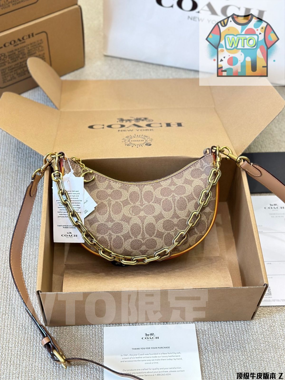 今日 C Coach New Mira Crescent Bag - C コーチ ニュー ミラ クレセントバッグ-WTO輸入