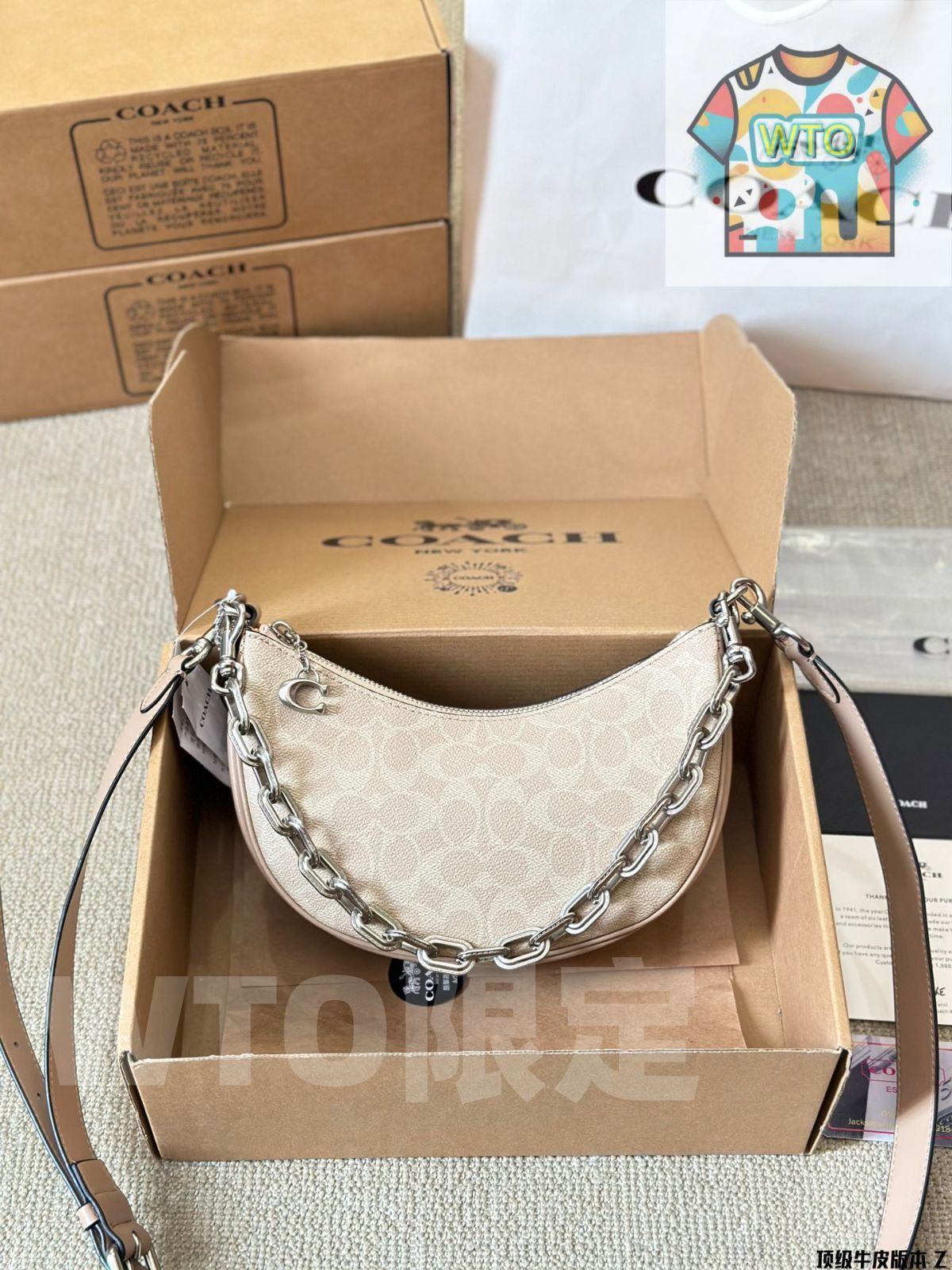 今日 Coach New Mira Crescent Bag - コーチ ミラ クレセントバッグ 新デザイン -WTO輸入2
