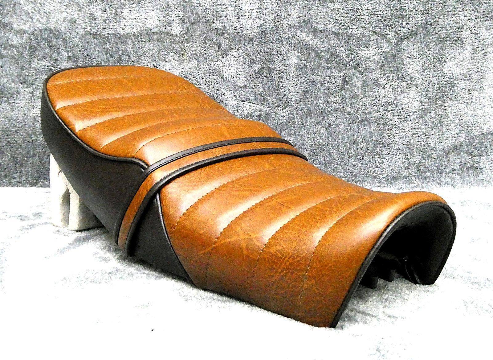 エイプ 茶ツートン タックロールシート/あんこ抜きFI 50 100 APEキャブ