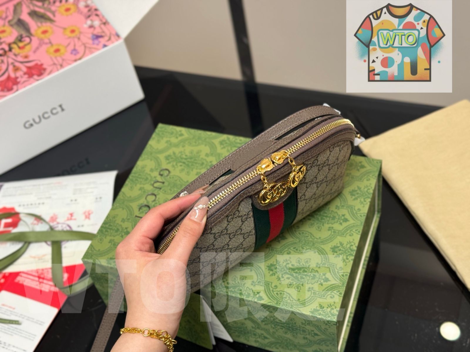  今日 Gucci Ophidia Shell Bag - グッチ オフィディア シェルバッグ-WTO輸入2 ハンドバッグ バッグ