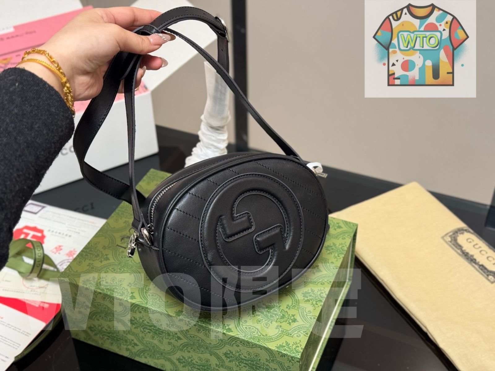 今日 Gucci New Camera Bag - グッチ カメラバッグ-WTO輸入
