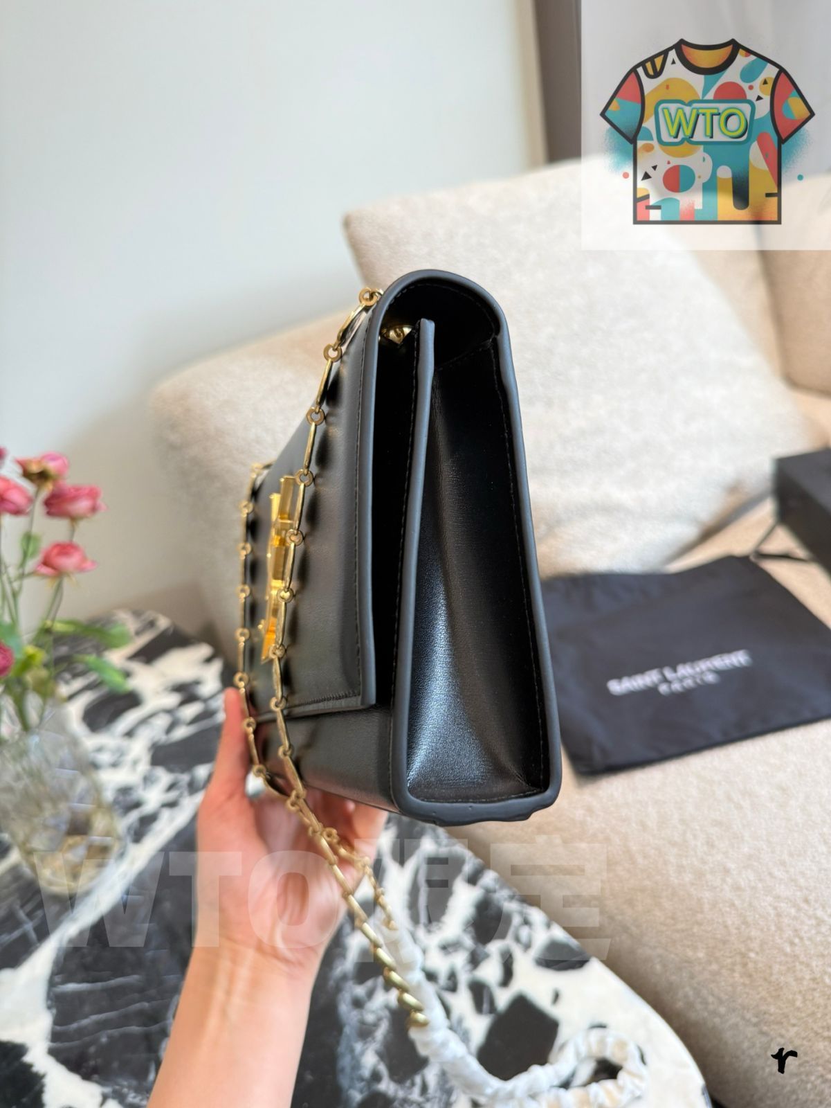 今日 YSL Saint Laurent KATE 最新デザイン ラブチェーンバッグ - YSL サンローラン カート ラブチェーン バッグ-WTO輸入2