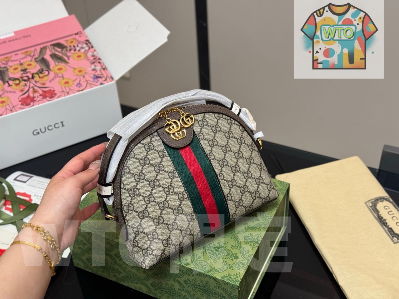 今日 Gucci Ophidia Shell Bag - グッチ オフィディア シェルバッグ-WTO輸入2