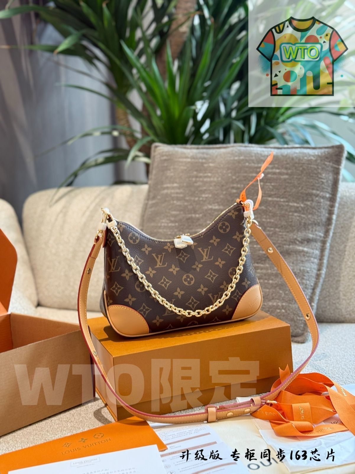 今日 LV Monogram Mini Croissant Bag Upgraded Chip Version - LV モノグラム ミニ クロワッサンバッグ チップアップグレード版 -WTO輸入2