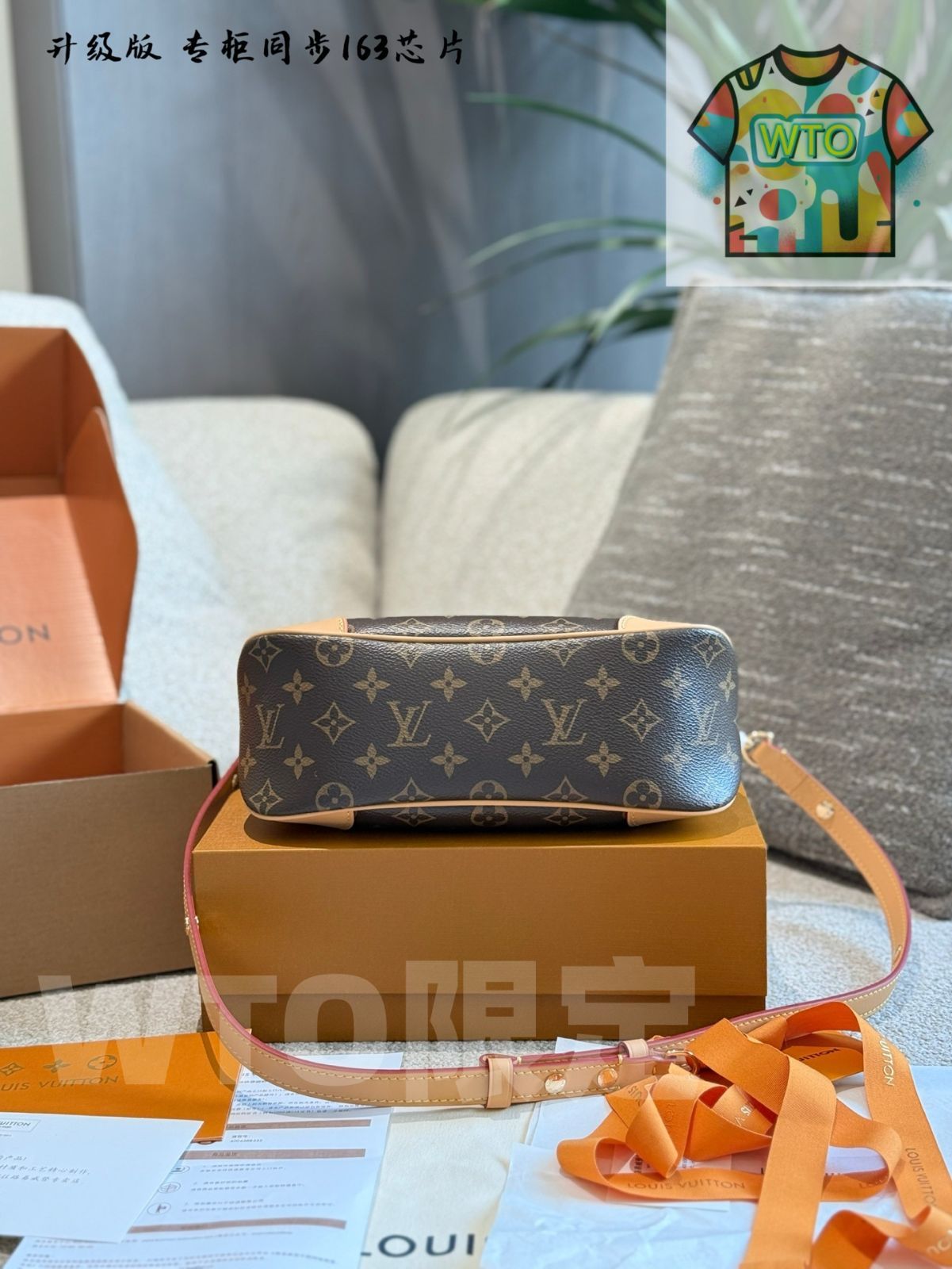  今日 LV Monogram Mini Croissant Bag Upgraded Chip Version - モノグラム ミニ クロワッサンバッグ チップアップグレード版 -WTO輸入2 ハンドバッグ バッグ