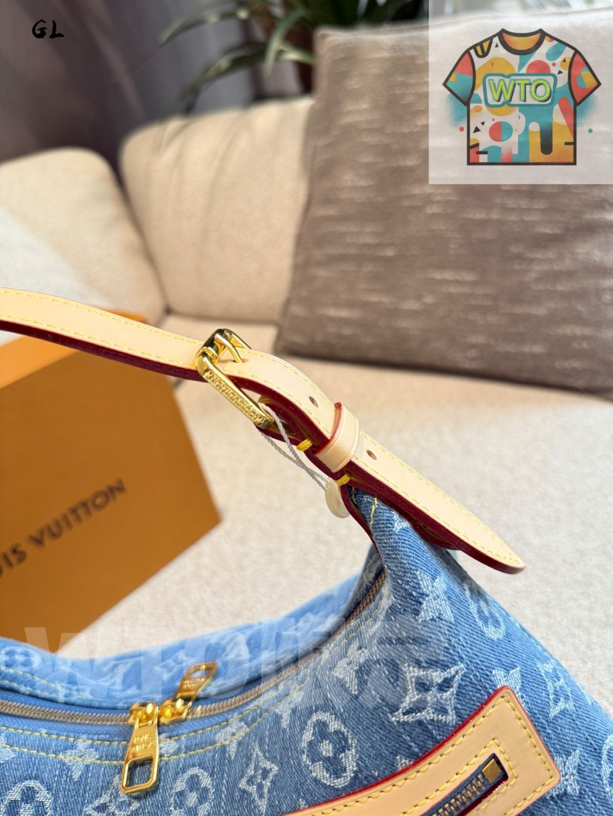  今日 LV Denim 腋下バッグ ヴィンテージ リミテッド - Underarm Bag Vintage Rare Limited-WTO輸入2 ハンドバッグ バッグ